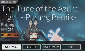 《djmax致敬v》the tune of the azure light~parang remix