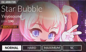 《djmax致敬v》star bubble