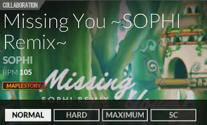 《djmax致敬v》missing you~sophi remix~