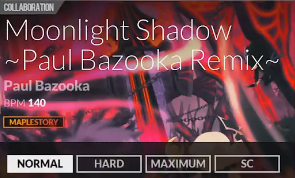 《djmax致敬v》moonlight shadow~paul bazooka remix~